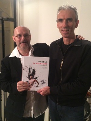 Philippe Verrièle (left) and Laurent Paillier, with their new book Danser La Peinture. Foto Henning Høholt, Paris 2015
